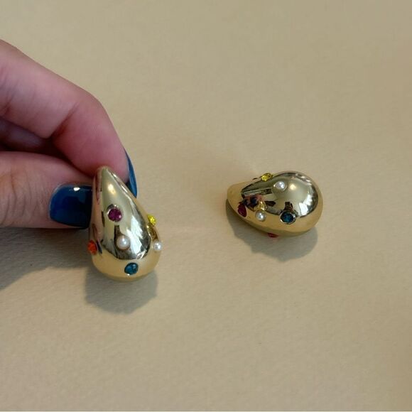 Water drop earrings M873 - Picture 1 of 3